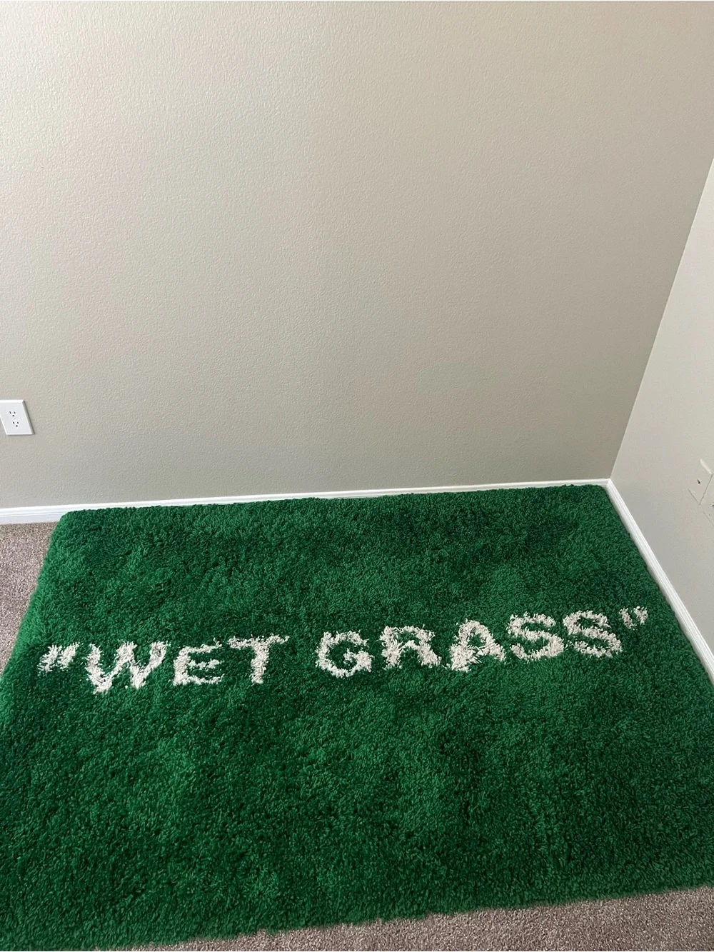 Wet Grass Off-White x IKEA rug